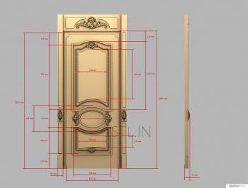 Doors (DVR_0350) 3D model for CNC machine